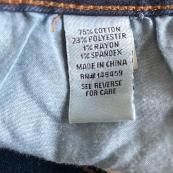 Ashley Mason Jeans Juniors's Size 7 Denim Skinny Dark Wash - Picture 4 of 7